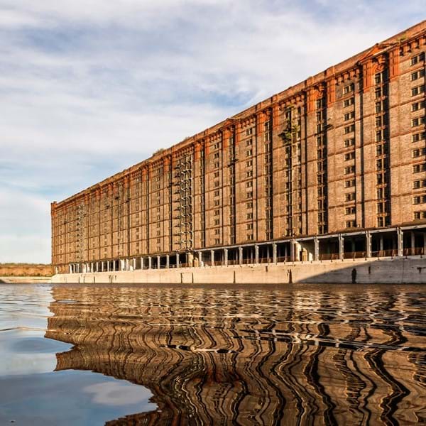 Tobacco Warehouse and Stanley Dock's calm waters Image