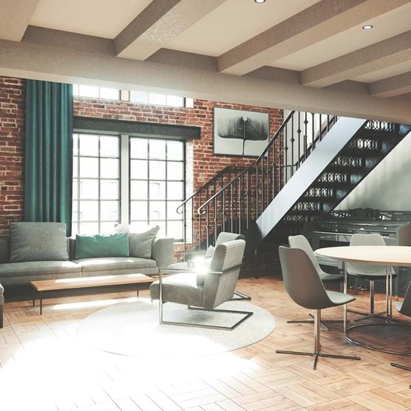Levels are linked by architecturally designed staircases Image