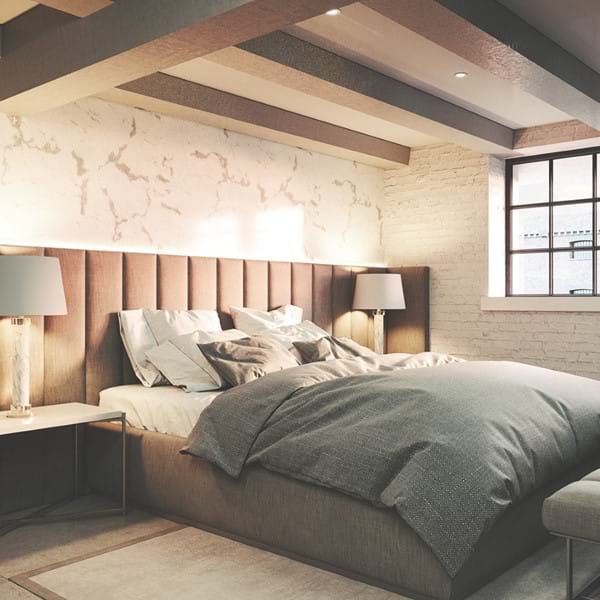 A bedroom overlooking the South Lane Image