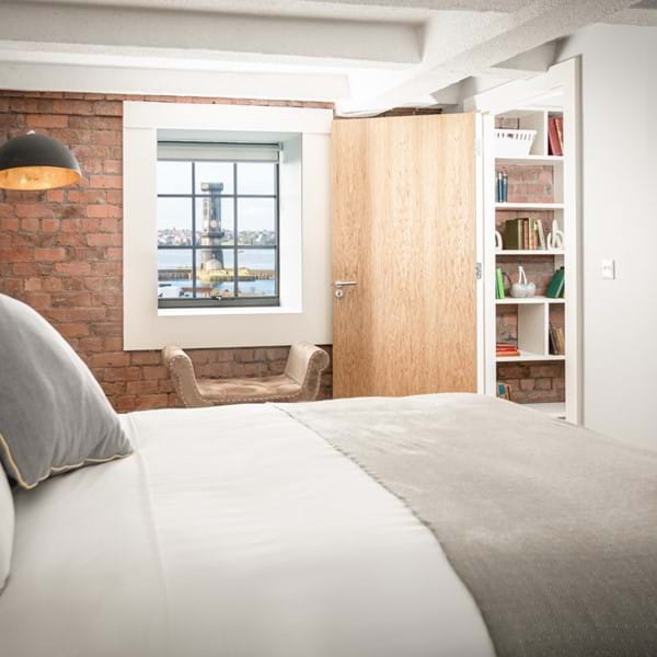 All apartments are dual aspect, with views to either Stanley Dock, the River Mersey or the city Image